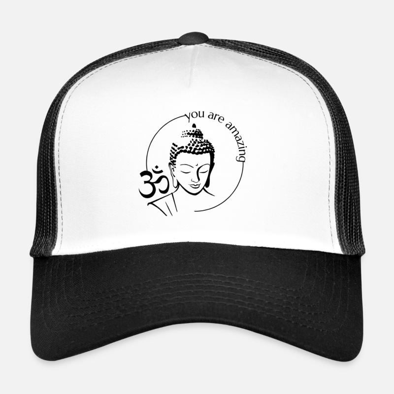Amazing Buddha OM Yin Yang Beautiful Trucker Cap