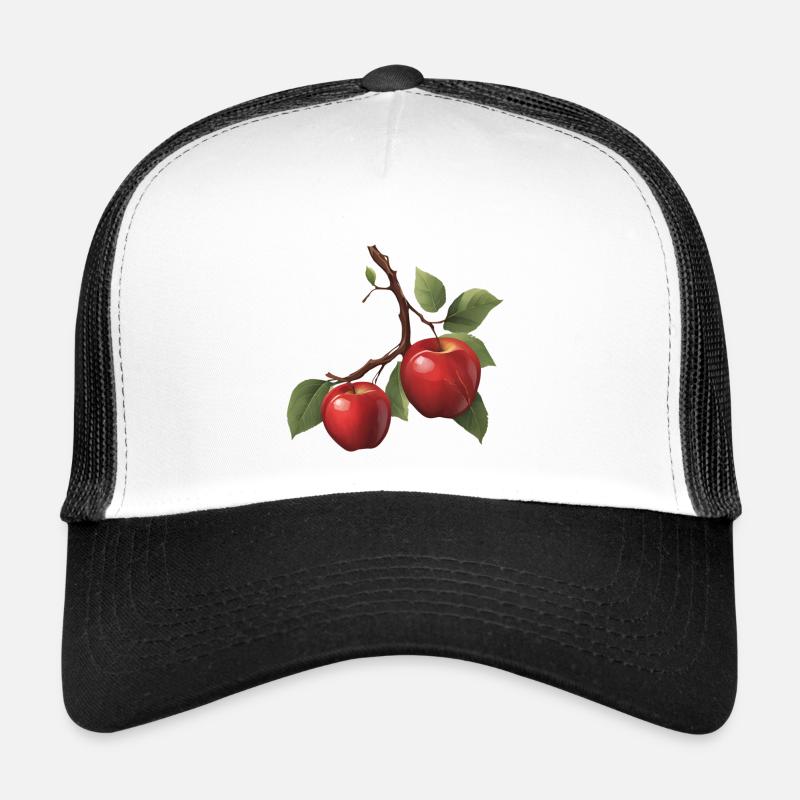 an apple tree - Trucker Cap - white/black