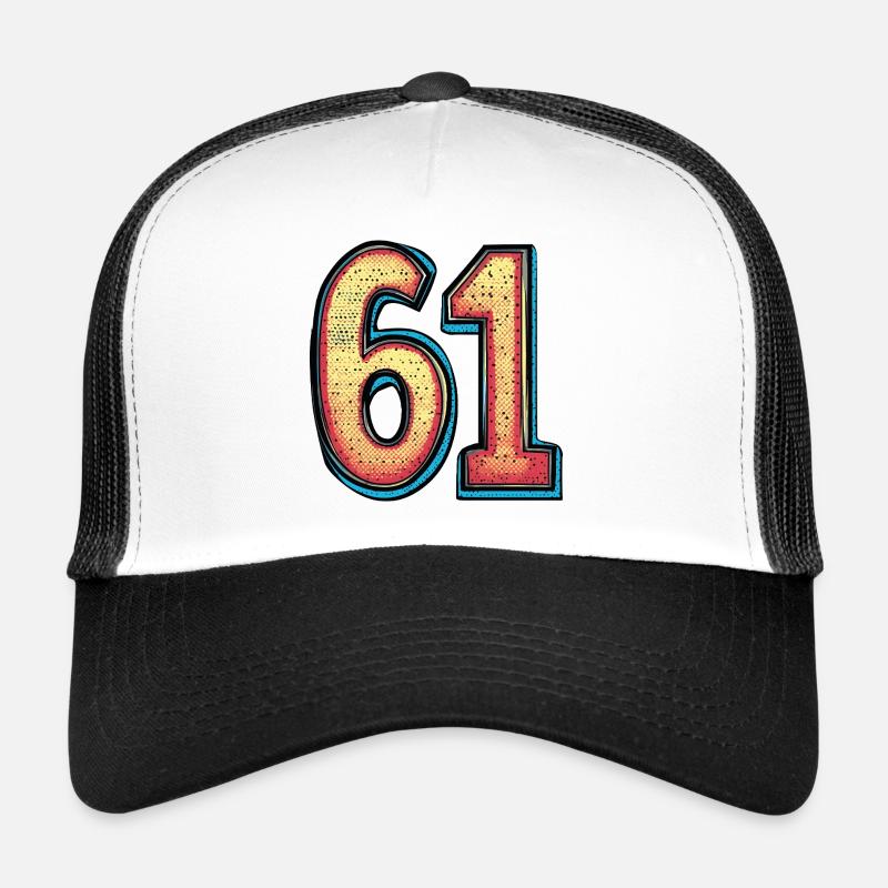 61 Symbole numérique Casquette trucker 