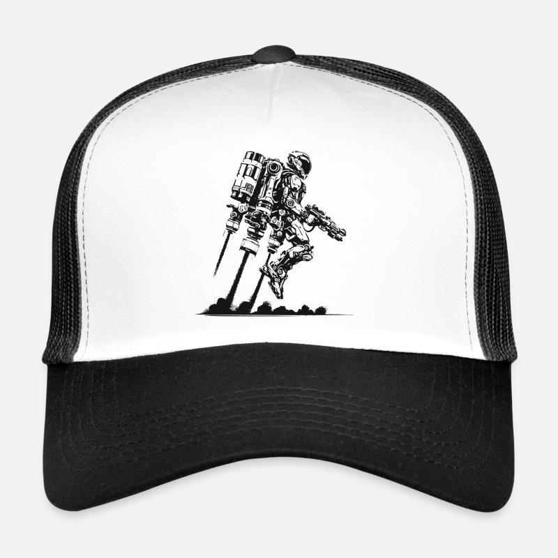 Science-Fiction Jetpack – Die Zukunft ruft! Trucker Cap