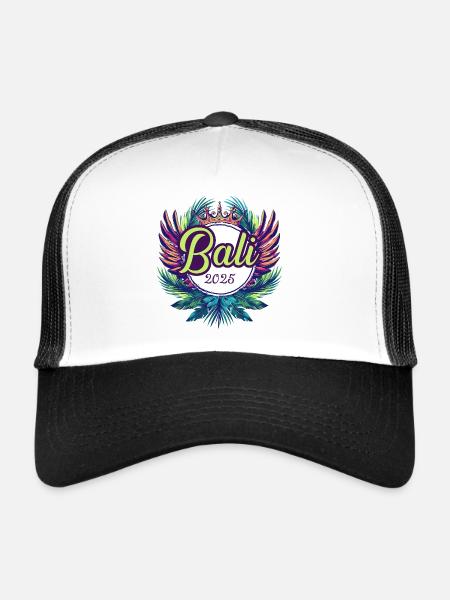 Bali 2025 Team - Trucker Cap - white/black - Front