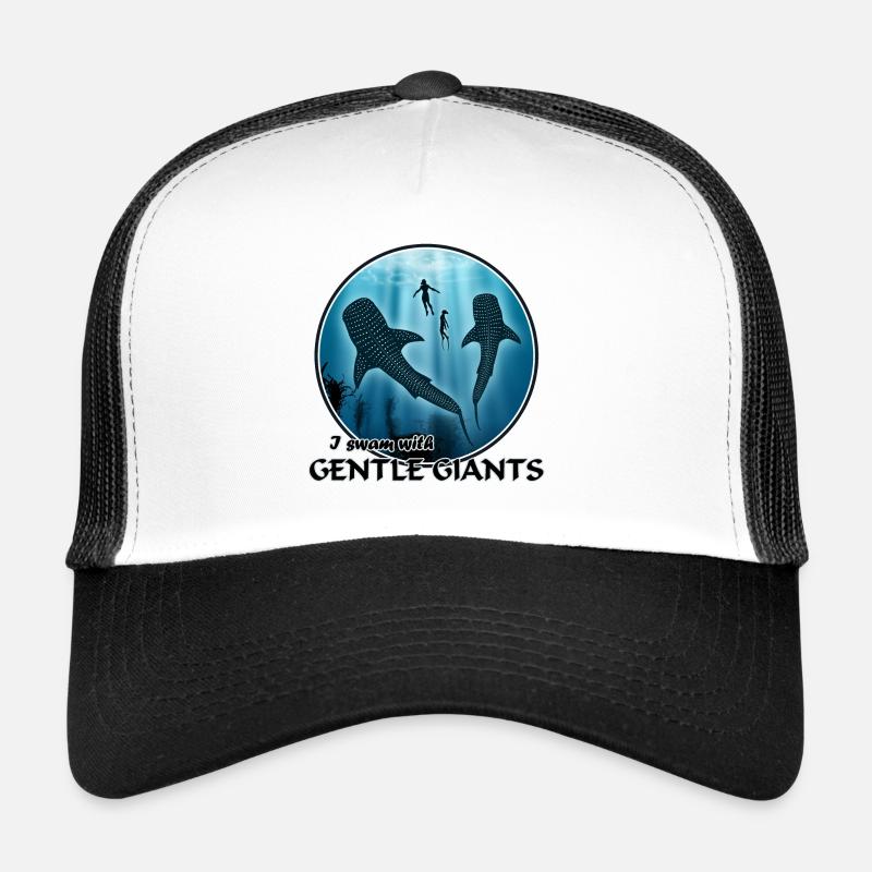 Whale sharks - Trucker Cap - white/black