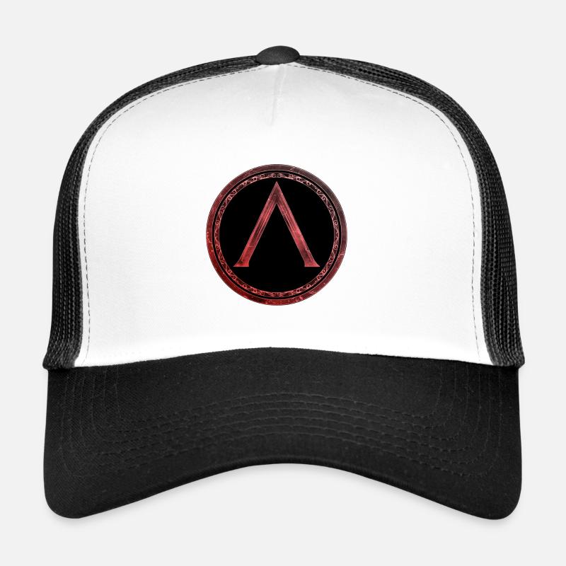 Sparta Lambda Symbol Keltisch Feuerrot Trucker Cap