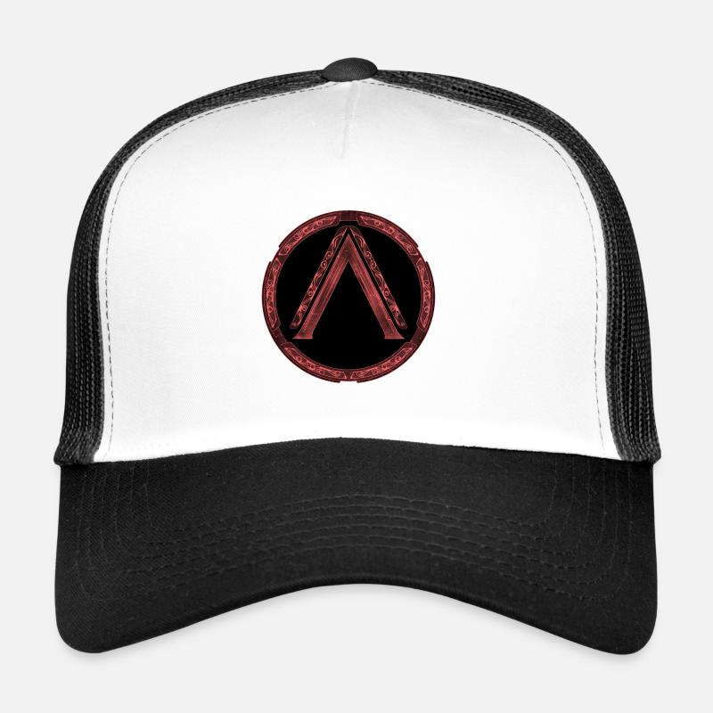 Sparta Lambda Symbol Rot Trucker Cap
