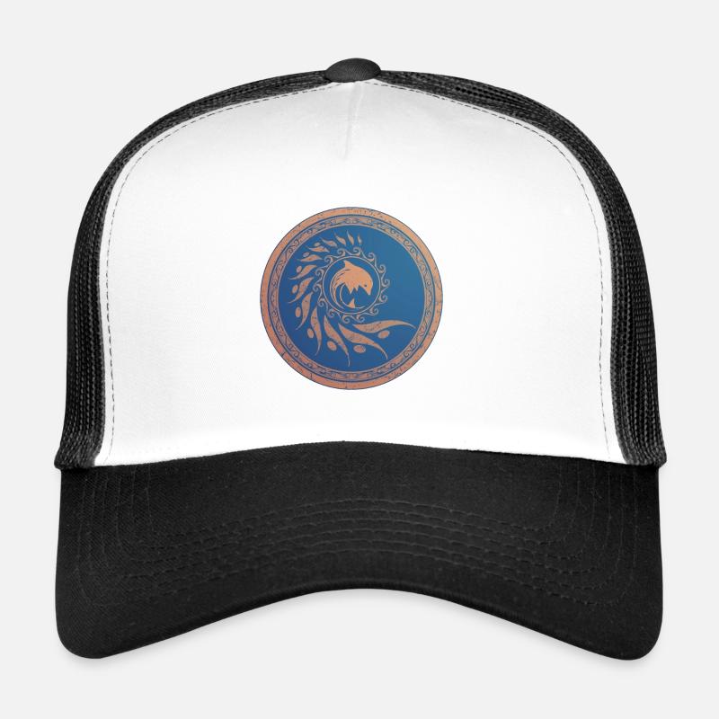 Dauphin Nautilus - Casquette trucker  - blanc/noir