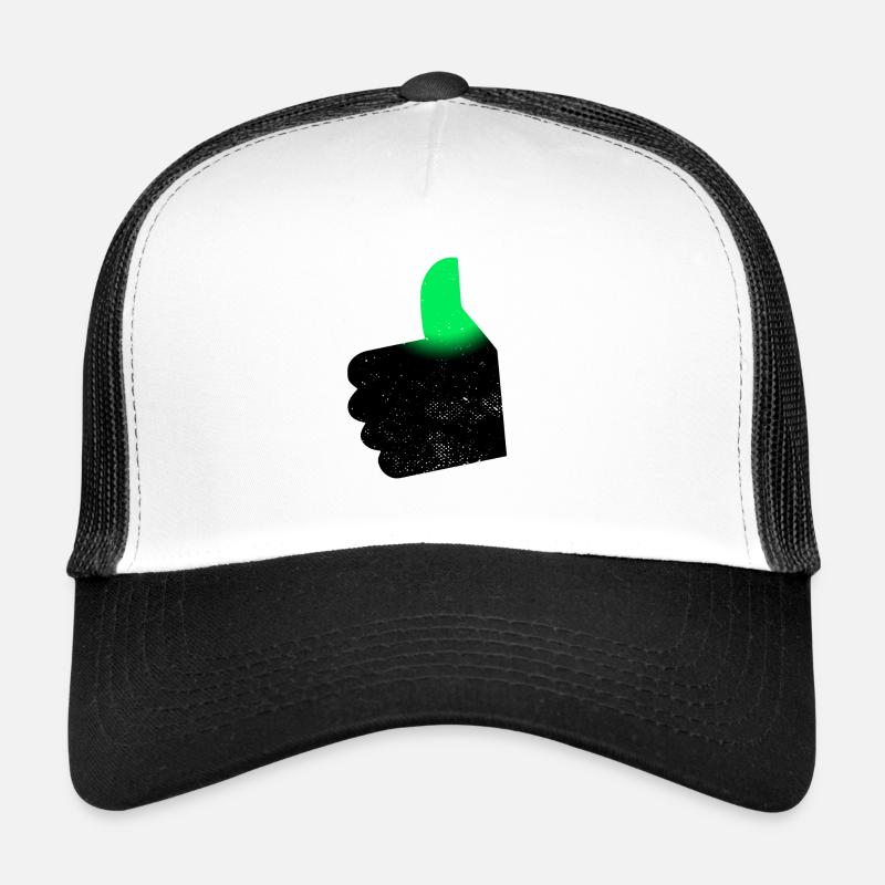 Garten Grüner Daumen - Trucker Cap - Weiß/Schwarz