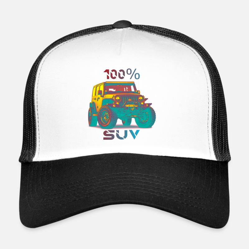 4x4 Jeep Design Casquette trucker 