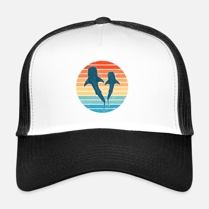 Walhai - Trucker Cap - Weiß/Schwarz
