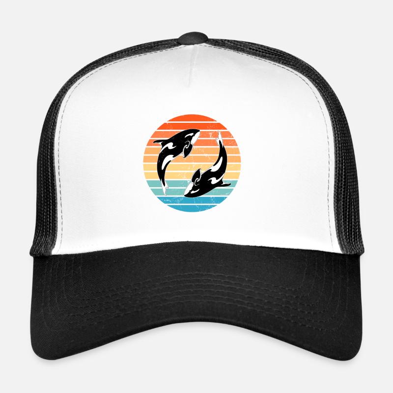 Orques - Casquette trucker  - blanc/noir