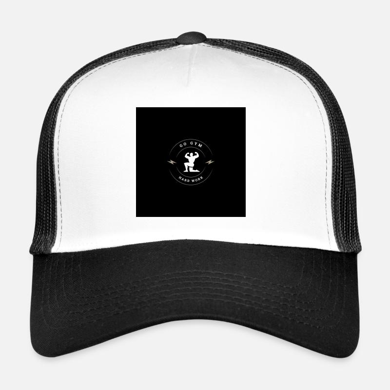 Hard Work - Casquette trucker  - blanc/noir