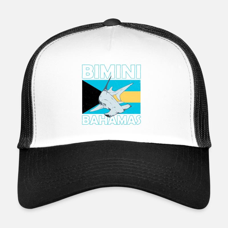 Bimini Bahamas hammerhead shark Trucker Cap