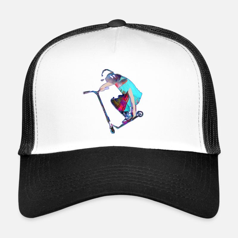 Stuntscooter,Trickscooter,tricks,stunt,e-scooter,s Trucker Cap