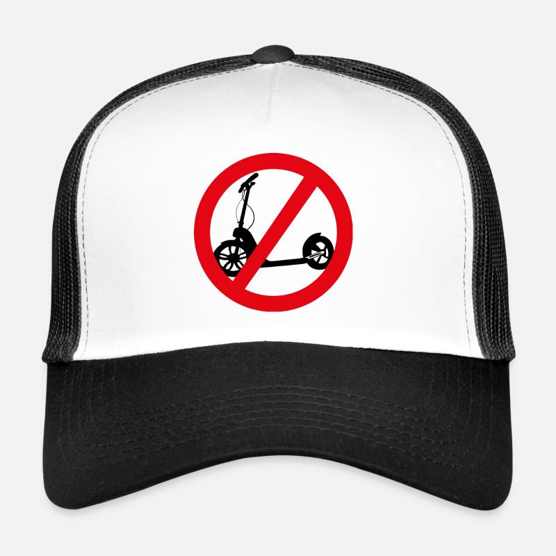 Pas de scooters autorisés anti-scootering Casquette trucker 