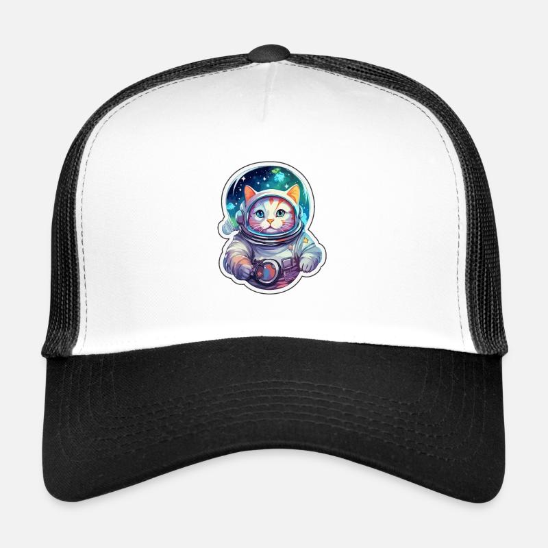 Galaxie des astronautes de l’espace Cat Casquette trucker 