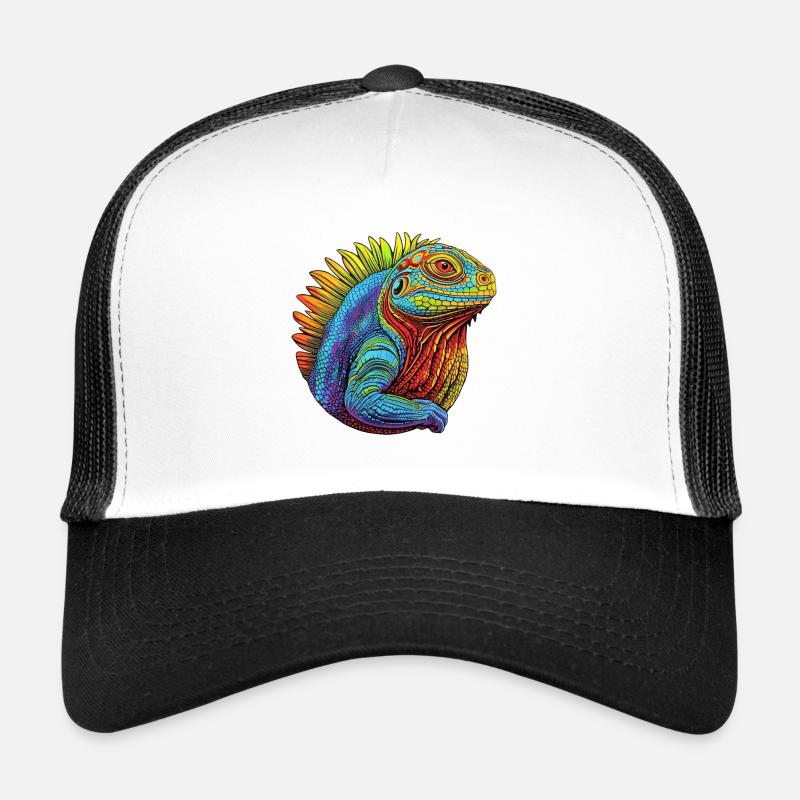 Glowing lizard Trucker Cap