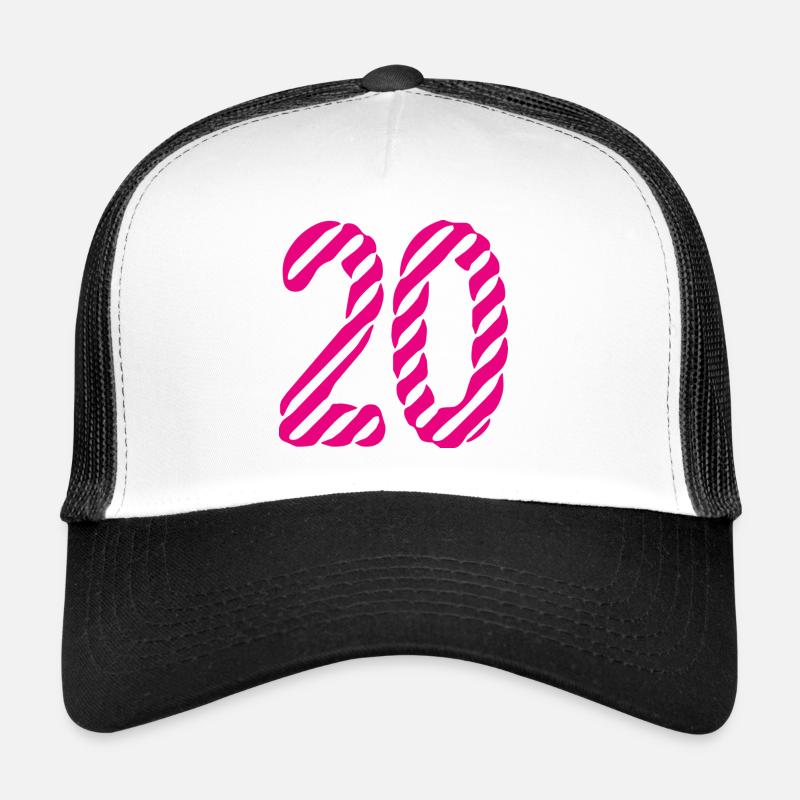 20. 20 YEARS. 20th ANNIVERSARY. 20TH ANNIVERSARY. Trucker Cap