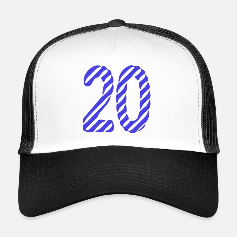 20. 20 ANS. 20e ANNIVERSAIRE. ANNIVERSAIRE 20 ANS. Casquette trucker 
