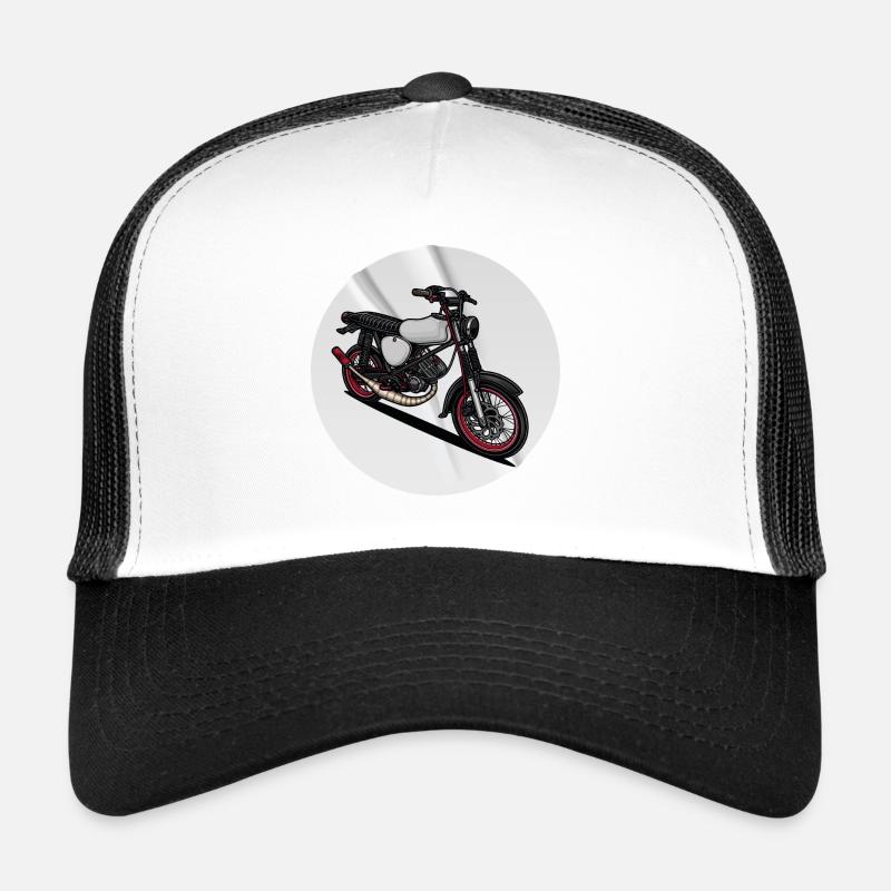 S51 (Tuning) // Illustration - Trucker Cap - Weiß/Schwarz