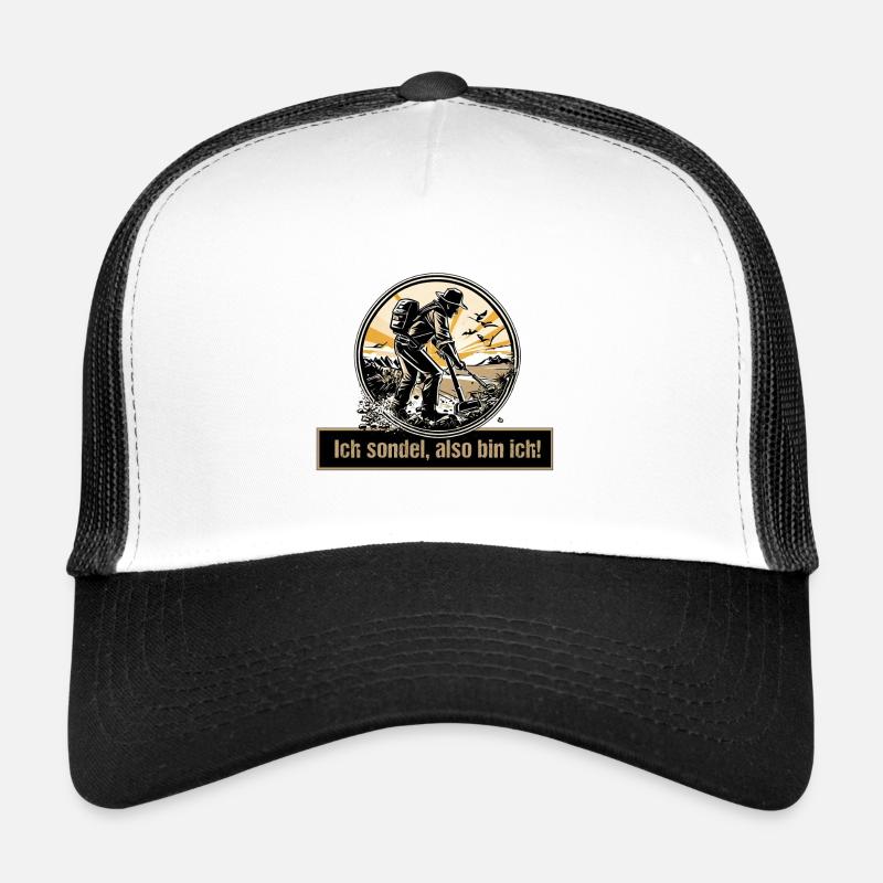 Sondeln - Trucker Cap - Weiß/Schwarz