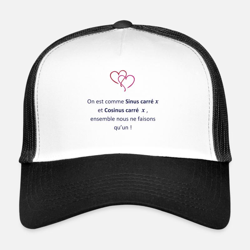 Romantische Mathematik - Trucker Cap - Weiß/Schwarz