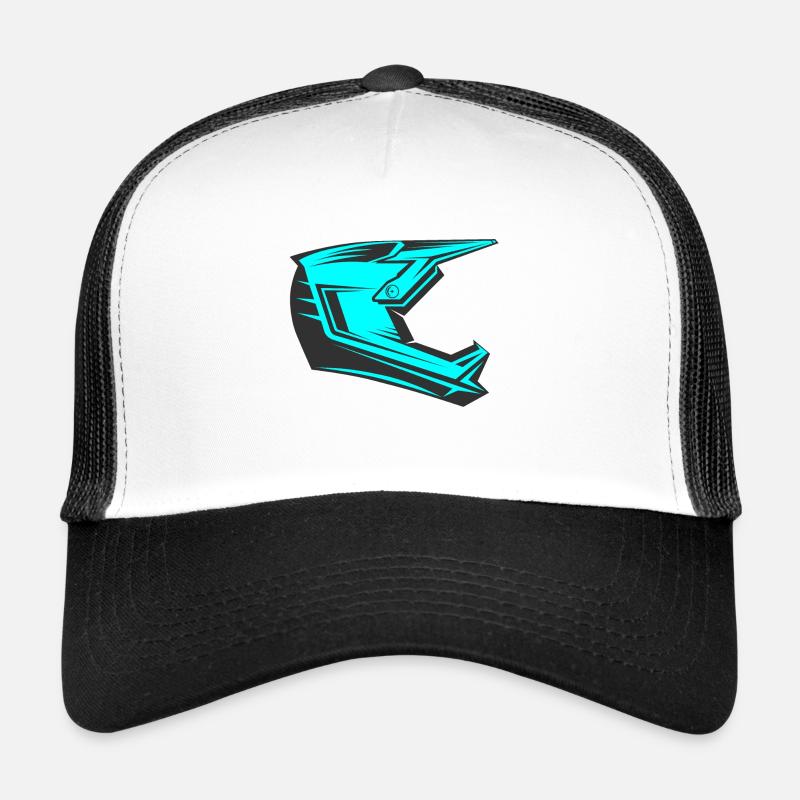 Casque de motocross descente VTT Casquette trucker 