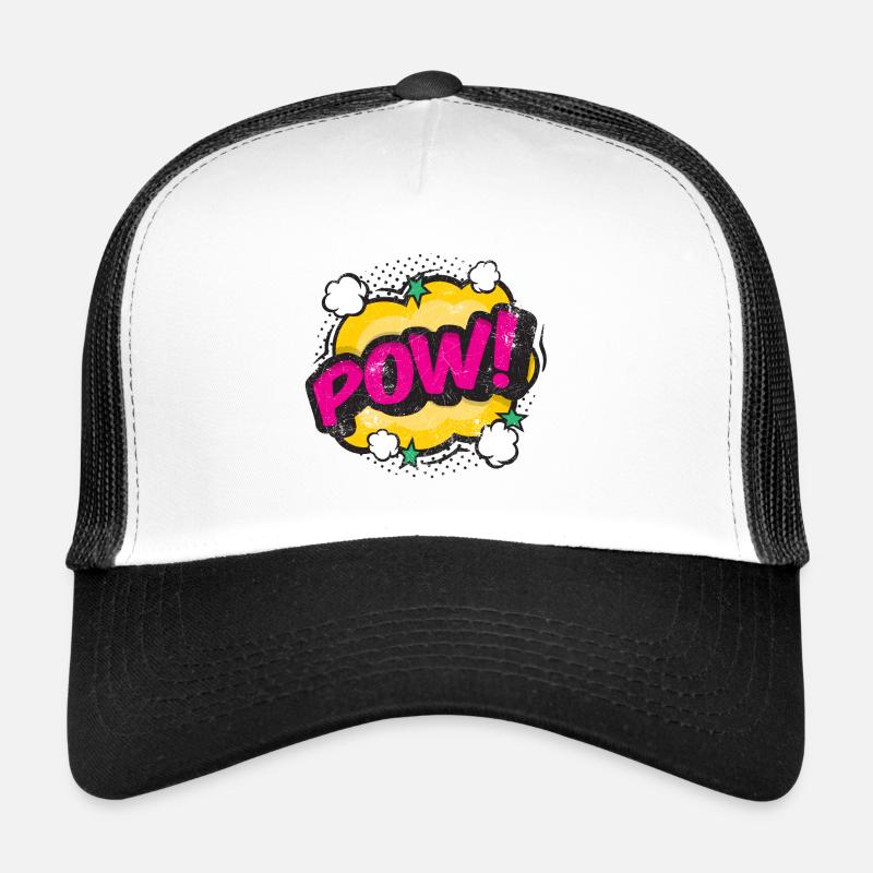 POW COMIC COMICSTYLE CARTOON COMICS CARTOONS MOTIF Casquette trucker 