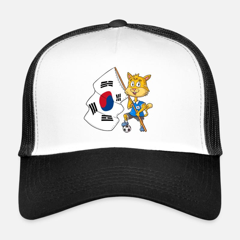 Chat fan sud-coréen Casquette trucker 
