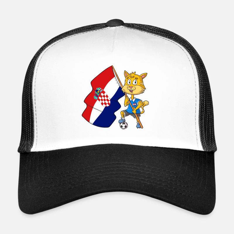 Chat fan croate Casquette trucker 