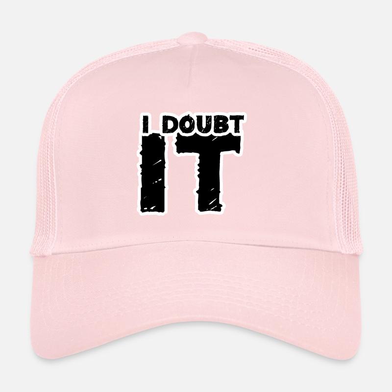 I doubt it black1 Casquette trucker 