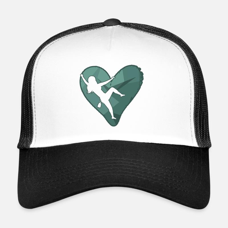 bouldering boulder-girl climbing hall boulder Trucker Cap