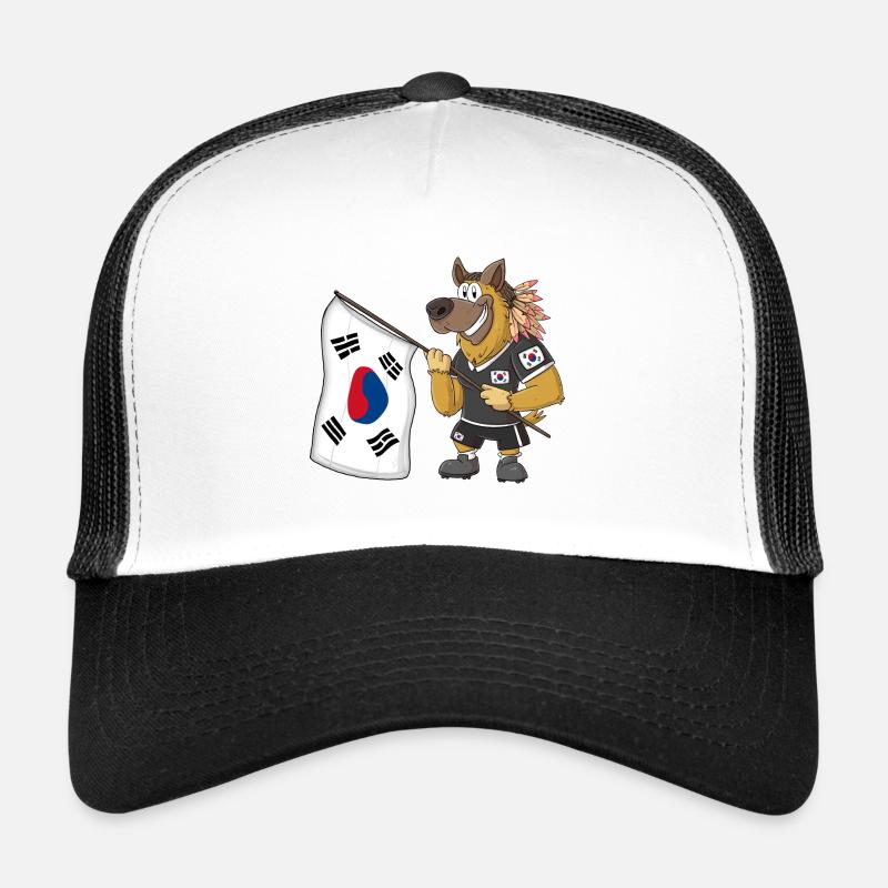 Chien rasta sud-coréen Casquette trucker 