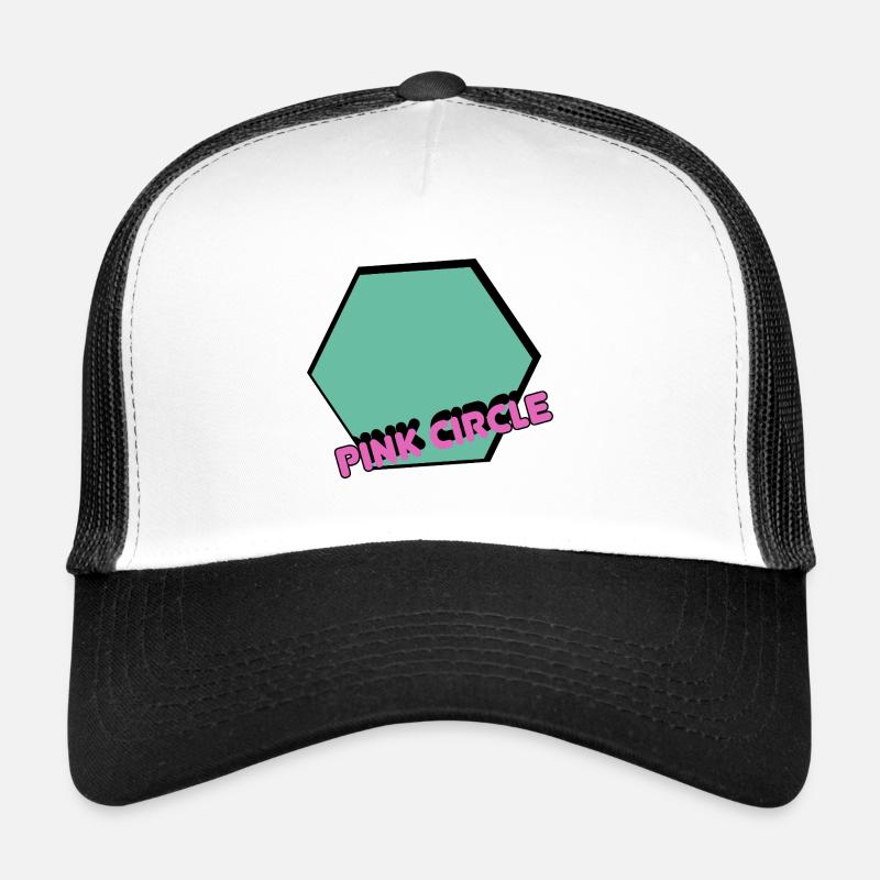 Hexagone vintage avec texte Casquette trucker 