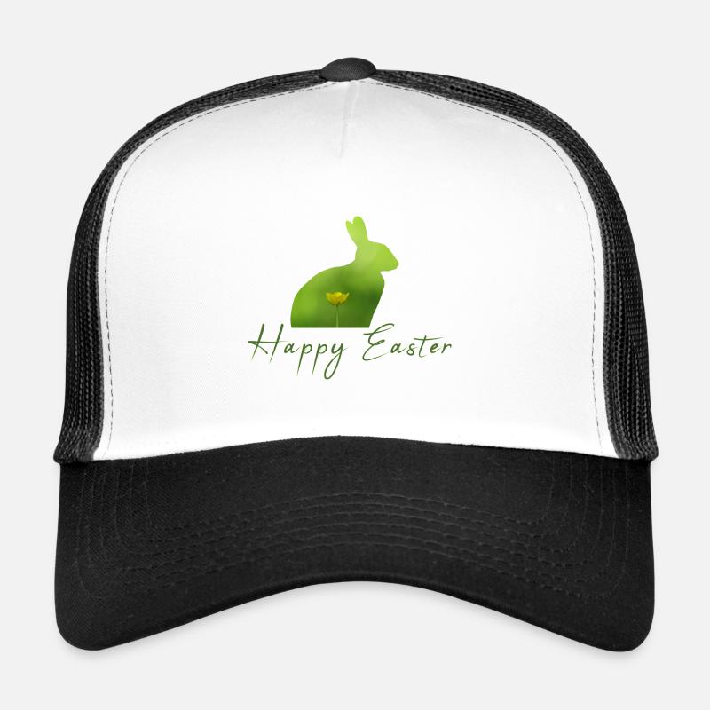Joyeux lapin de Pâques Casquette trucker 