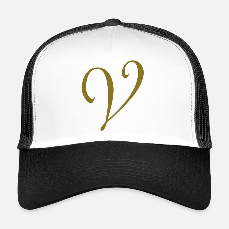 Buchstabe V Trucker Cap