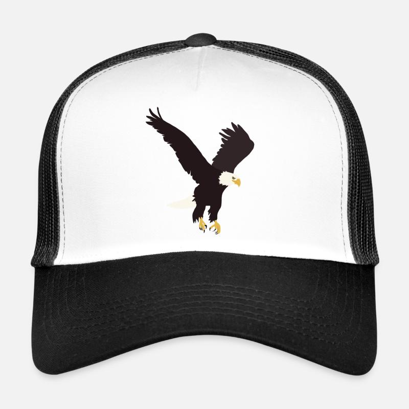 Weisskopfseeadler - Trucker Cap - Weiß/Schwarz