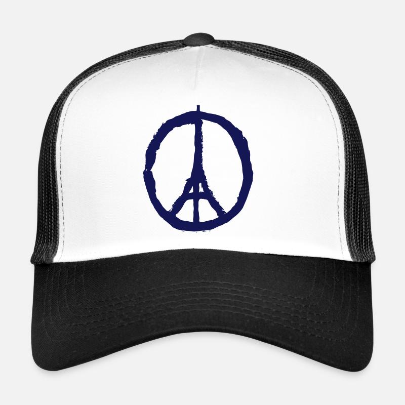 Pray for Paris - Trucker Cap - white/black