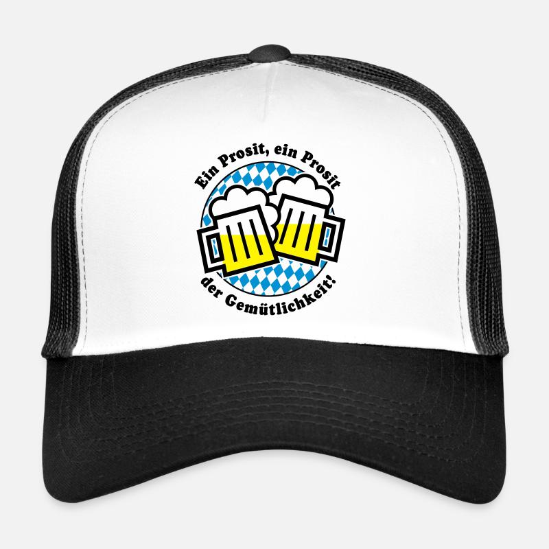 Un toast de confort! (Bière chope de bière) Casquette trucker 