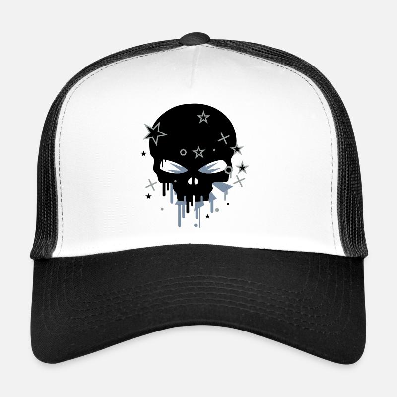 un crâne Casquette trucker 