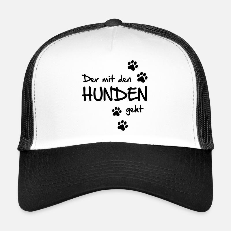 Der mit den Hunden geht Trucker Cap