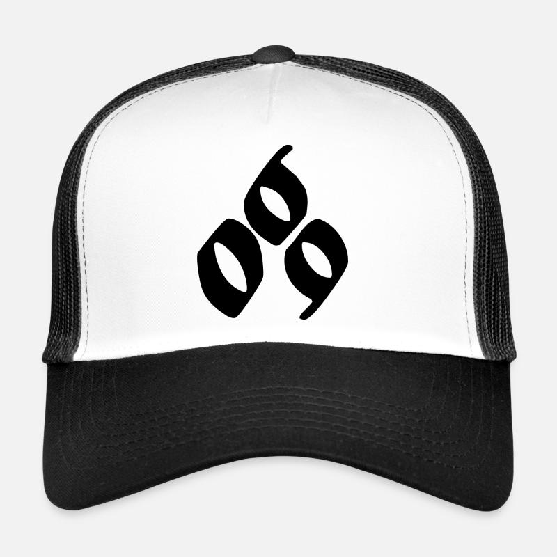 069 Support - Trucker Cap - white/black