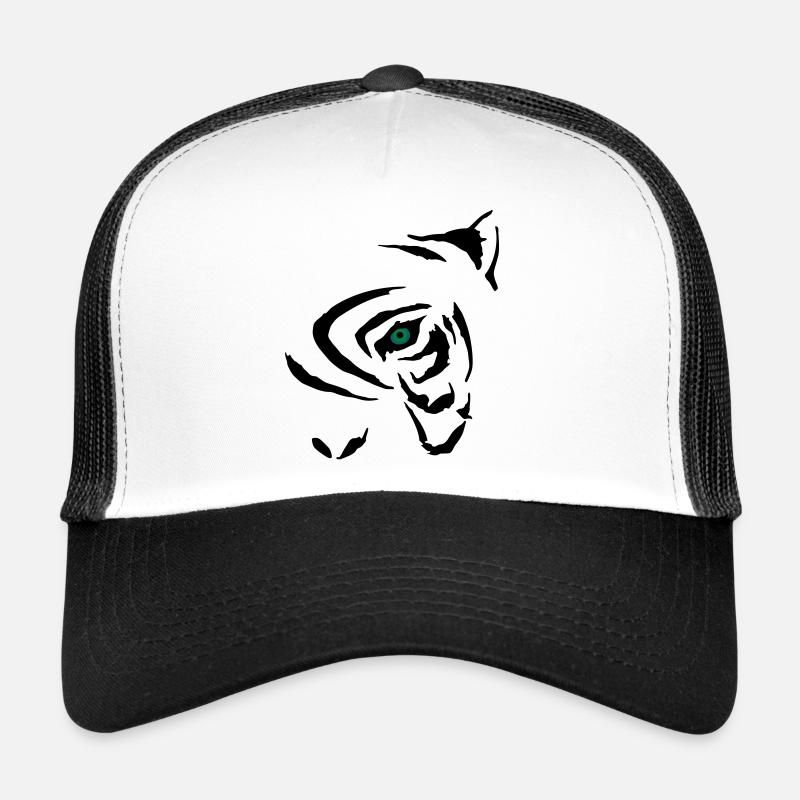 Oeil de tigre Mystérieux Graphique Casquette trucker 