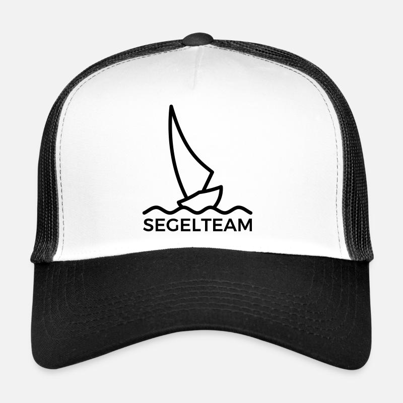 Segelteam / segeln - Trucker Cap - Weiß/Schwarz