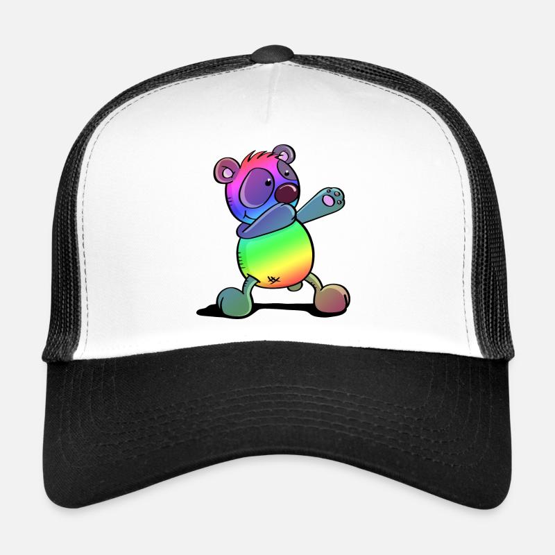 Bunter Pandabär - Dab Dance - Dabbing - Panda Trucker Cap