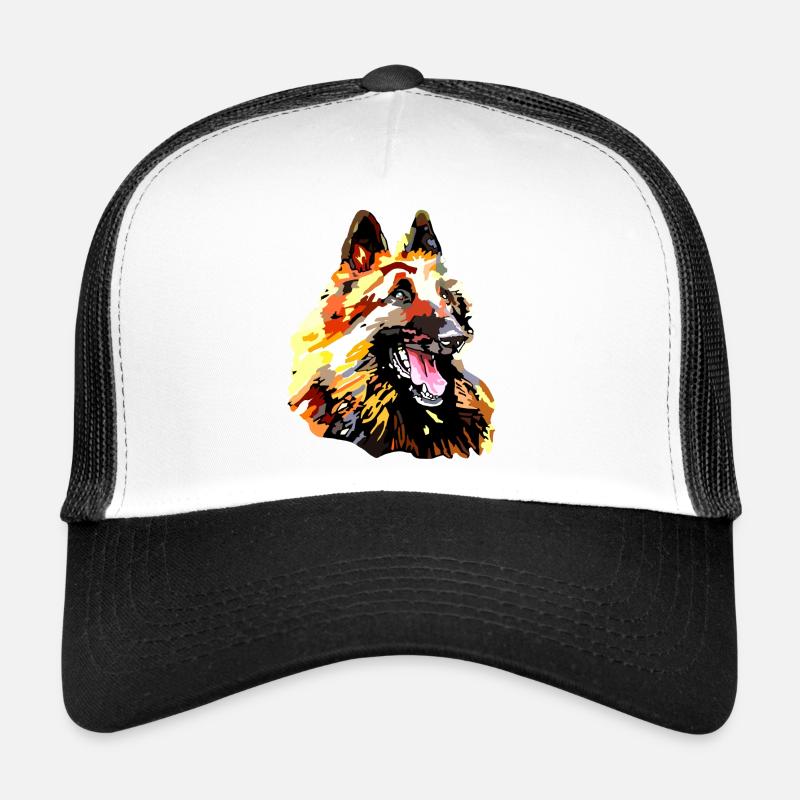 tervueren - Casquette trucker  - blanc/noir