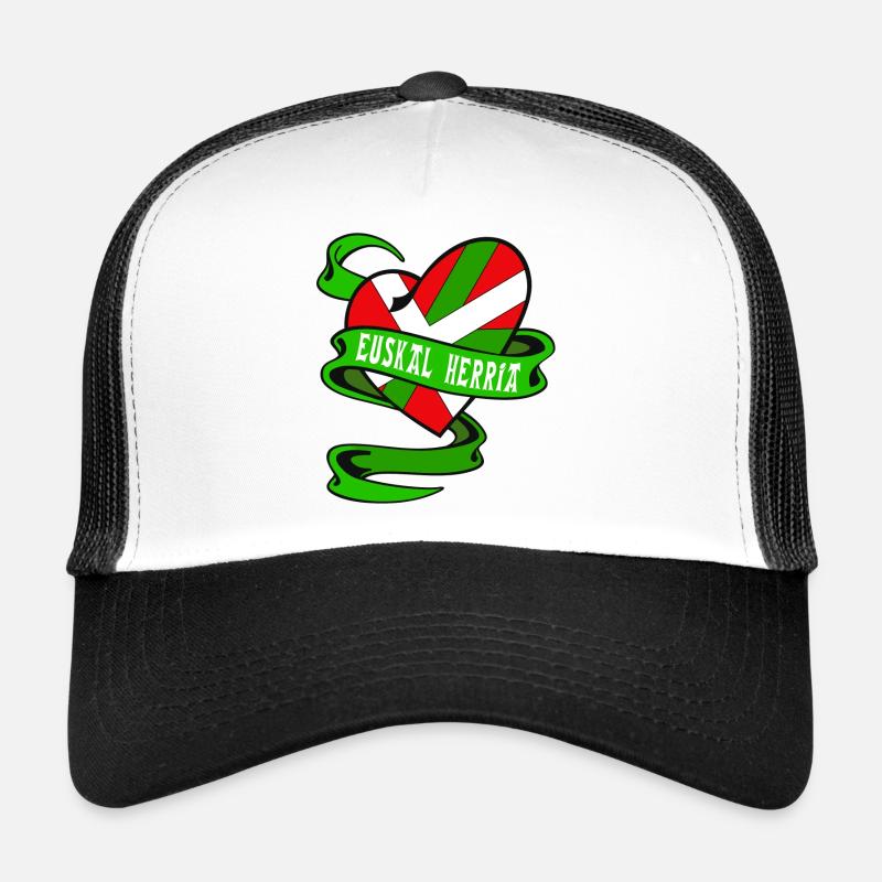 basque heart ikurrina Casquette trucker 