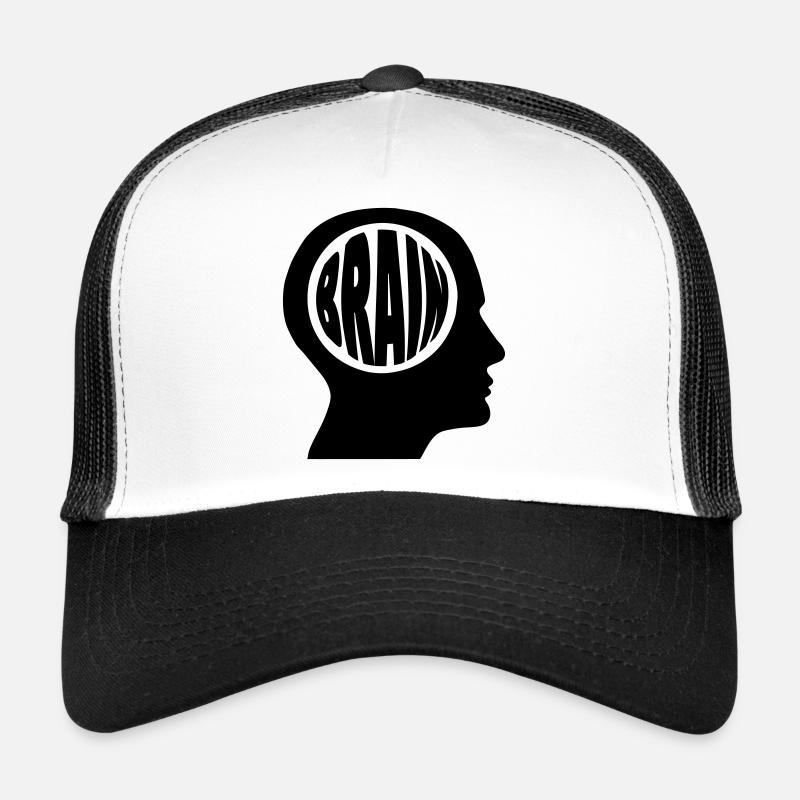 Cerveau dans une tête Casquette trucker 