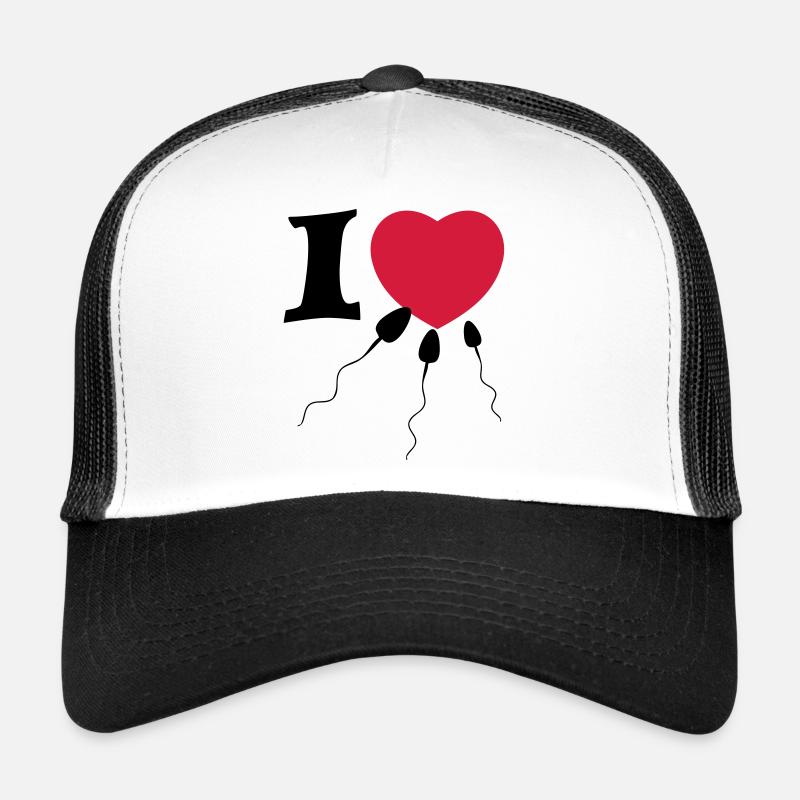 i love sperma Trucker Cap