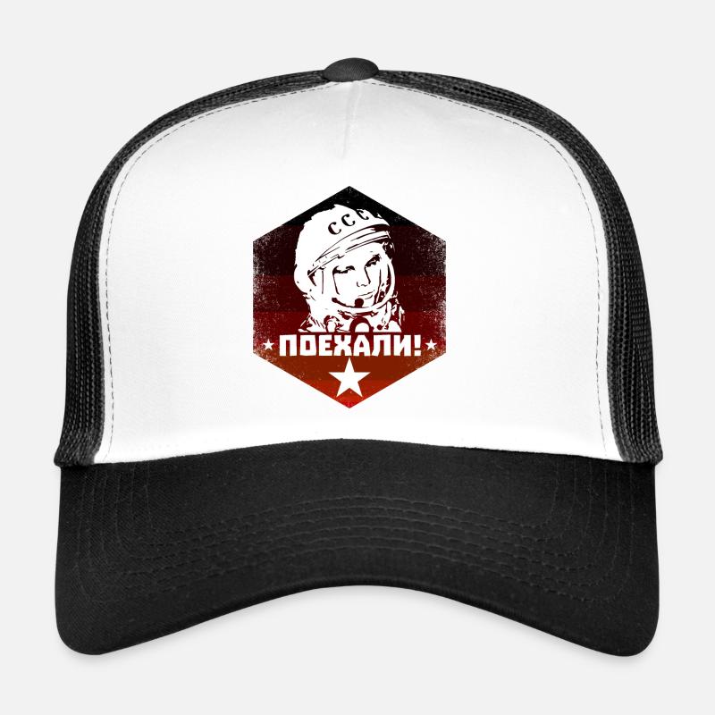 Yuri Gagarin - Let's Go - Soviet Vintage Trucker Cap