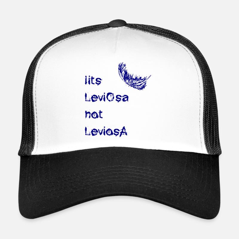 leviosa feather blue Trucker Cap