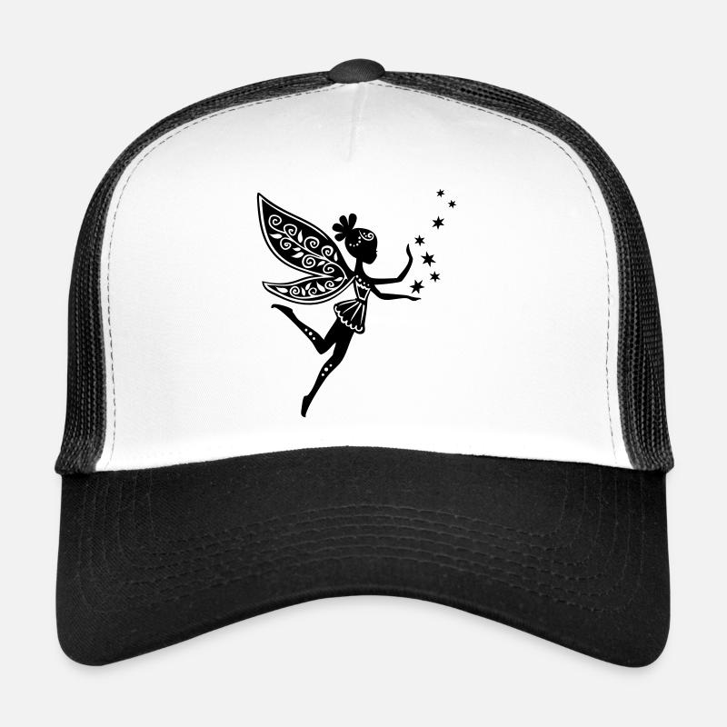 Fée, Pixie, Elfe, étoile, magie, imagination, été Casquette trucker 